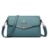 Bolsa Feminina Textura Couro Genuíno Bolsa para Mãe de Meia-Idade 2024 Nova Moda Ombro Único Versátil Grande Capacidade Bolsa Transversal Feminina Pequena