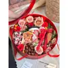 Caixa de Presente de Frutas Frescas e Flores Caixa Vazia Caixa de Flores Caixa de Embalagem com Janela Transparente Caixa para Presente DIY Caixa de Flores para Celebridades da Internet Caixa para Arranjo de Flores