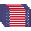 Camino de mesa American Independence Day Transfronterizo, Decoración de Atmósfera Festiva, Mantel de Mesa de Cocina, Cubierta para Mueble de TV, Mantel para Mesa de Entrada