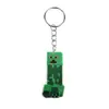 Chaveiro de Desenho Animado Minecraft Chaveiro de Plástico Macio PVC Pingente Pequeno para Bolsa Venda Quente Transfronteiriça Atacado