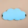 Máscara de Ojos para Dormir de Seda de Hielo de Doble Cara para Verano Banda Elástica de Nube Máscara de Ojos Bloqueadora de Luz Protector de Ojos Transpirable para Descanso de Mediodía en la Oficina