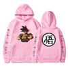 Sudadera con capucha de terciopelo perimetral de Dragon Ball Goku de Dragon Ball, suéter con estampado transfronterizo, sudadera con capucha de anime