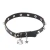 Gola Stud Diablo Caveira Doce Cool Punk Rock y2k Hot Girl Estrela de Cinco Pontas Colar Subcultura Ins