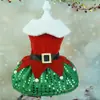 Roupas de Natal Transfronteiriças, Saias de Natal em Fleece Polar, Roupas para Cachorros, Artigos para Festas de Natal, Roupas para Pets Pequenos
