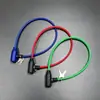 Candado de cable para ciclismo exterior, candado de aro, candado de cable de acero, candado suave, candado antirrobo, candado de aro, candado para bicicleta eléctrica, candado de cadena