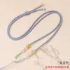 Cordão com Nó Plano Degradê Corda de Colar Buda de Jade DIY Ajustável Corda para Pendurar no Pescoço Masculina e Feminina 2mm Vermelho e Preto Atacado