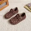 Sapatos Birkenstock Retrô Infantis 2026 Nova Coleção Primavera/Outono Sapatos Casuais de Couro com Tira de Fivela para Meninas Sapatos Individuais Versáteis de Solado Macio