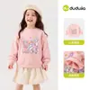 Semana de Regreso a Clases 1 Pieza 10% de descuento9.8~9.15 Colección Colaboración Patrimonio Cultural Inmaterial Ropa Infantil Dudu Home Camiseta de Manga Larga para Niños