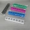 Caja Semanal de Pastillas de Venta Directa Transfronteriza de Tamaño Mediano con 7 Compartimentos, Empaque de Compartimento Independiente, Caja Portátil para Guardar Pastillas de Medicamentos