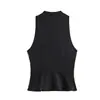Ropa de mujer transfronteriza 2026 Moda europea y americana top ajustado estilo chaleco con botones tie-dye para mujer B56321
