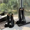 Otoño 2026 Nuevas Botas de Motocicleta Martin para Mujer Botas de Plataforma de Media Pantorrilla Botines Chelsea Cortos de Suela Gruesa