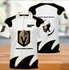 Transfronterizo 2024 explosiones AliExpress wish Amazon nuevo impresión digital 3D NHL playera tipo polo corta comercio exterior