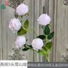 Rosa de Montaña Nieve Rosa Melocotón Flor de Seda Fondo de Pared Decoración Flor Artificial