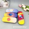 Estilo Novo Atacado Moda Desenho Animado Estojos para Óculos, Logo Personalizável, Estojos para Óculos com Armação Metálica Grande Estampada
