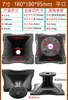 Altavoz de Trompeta para Tweeter de 3~18 Pulgadas Unidad de Driver Boca Plana Montaje con Tornillo Carcasa de Plástico Accesorios de Audio