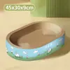 Cama extragrande para gatos con rascador, duradera y que no se cae, adecuada para todas las estaciones, juguete universal y accesorio para afilar las uñas para gatos