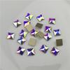 Ventas Calientes Transfronterizas Diamante de Cristal Manicura Diamante AB Colorido Vidrio Fondo Plano Forma Especial Pegatinas para Uñas DIY Joyería Pedrería
