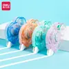 Fita Corretiva Deli 8154 Fita Corretiva Estudante Fita Corretiva Colorida Criativa de Nuvem Simples 5m Fita Corretiva de Erro Material de Papelaria
