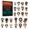 Calendario de Adviento de Hombre de Jengibre Stranger Things Navideño Transfronterizo Caja Sorpresa Decoración de Árbol de Navidad Adorno Acrílico