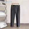 Pantalones Vaqueros Occidentales Ajustados de Pierna Pequeña para Hombre, Cómodos, Frescos y Modernos, Estilo Coreano 2025, Otoño/Invierno, Atmosféricos, Con Felpa, Gruesos, Casual