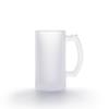Copo de Vidro Branco para Transferência Térmica 16oz Copo de Cerveja Fosco Copo de Cerveja Grande para Imprimir Logotipo de Imagem