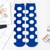 Calcetines para Niños, Rectos, Sin Talón, Lunares Grandes, Versátiles de Media Pantorrilla para Niños Grandes y Pequeños, Calcetines de Algodón Brillantes a Juego con Colores de Caramelo