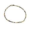Nuevo Collar de Piedra Natural de Estilo Francés de Alta Venta, Cadena para Clavícula de Disco de Piedra Ojo de Tigre Estilo Melard, Cadena para Suéter de Alta Gama