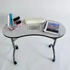 Mesa Plegable Blanca para Manicura con Aspiradora Cb-9001A, Mesa de Manicura Portátil y Ligera para Salones de Uñas