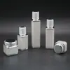Materiais de Embalagem Cosmética, Frascos Quadrados Arredondados Multicores, Frascos Cosméticos, Frascos Plásticos para Creme Facial, Frascos Vazios para Produtos de Skincare, Frascos para Creme Facial