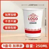 Copos de Papel Personalizados com Impressão de Logo, Copos Descartáveis para Água, Feitos Sob Medida para Uso Doméstico, Espessados para Uso Comercial, Copos Publicitários para Bebidas Quentes e Frias, Atacado por Caixa
