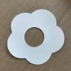 Pegatinas de flor de ciruelo no tejidas en blanco para cavar agujeros pegatinas de yeso en blanco pegatinas para el ombligo para uso externo pegatinas de tres voltios al por mayor