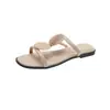 Sandalias romanas para mujer para el verano de 2026, estampado de mármol, hebilla redonda, chanclas estilo francés para vacaciones en la playa