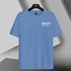 Fabricante Original Verano Hielo Seda Secado Rápido Mangas Cortas Camisetas Finas Holgadas Deportivas Versátiles para Hombre Camiseta de Manga Corta Moderna
