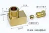 Boquilla de aceite para deslizador Conector en ángulo recto PL Conector de manguito Codo con resorte interno Tubo de aluminio Tubo Conector de tubo de aceite de nylon