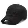 Estampado de Verano Puede Ser Liso Protector Solar Verano Ala Ancha Béisbol Letra Cúpula Gorra de Béisbol