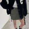 Chic Coreano 2026 Primavera y Verano Nueva Falda Corta con Bolsillos Estilo Vintage Inspirada en Ropa de Trabajo Moda Femenina