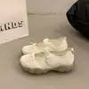 Zapatos de Verano de Moda Mary Jane de Boca Baja Casual 2026 Zapatos de Ballet Falda Nuevo Estilo Zapatos de Entrenamiento Alemanes con Suelas Gruesas