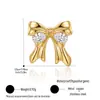 Aretes de Acero Inoxidable Estilo Coreano con Rosca de Capullo de Flor Mini Aretes Pequeños para Mujer Cartílago de la Oreja Tachuelas Lóbulo de la Oreja Accesorios para la Oreja Tachuelas de la Cóclea