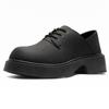Zapatos de Cuero para Hombre Tendencia de Moda Alto Valor de Belleza Estilo Japonés Británico Parte Superior Baja Cabeza Grande Zapatos Derby Otoño Combinación Total Casual Zapatos de Hombre