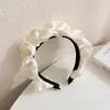2026 Nuevo Estilo Diadema de Mujer Plisada de Ala Ancha Sensación de Alta Gama Cubre la Parte Superior del Cráneo Hace que la Cara se Vea Más Pequeña Cubre la Raya del Cabello Pinza para el Cabello Accesorio para el Cabello