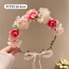 Diadema de Guirnalda de Flores de Princesa, Diadema Estilo Bosque, Accesorio para el Cabello de Flores, Diadema de Cinta de Hada, Flor para el Cabello de Niña, Nuevo Modelo 2026