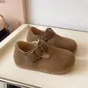 Sapatos infantis Birkenstock, sapatos para meninas, nova coleção primavera/outono/inverno 2026, sapatos de bebê originais de couro para meninos, sapatos casuais, sapatos de couro