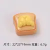 Brinquedo de Torrada Grossa Criativo Feito à Mão Cola de Creme DIY Capa de Celular, Acessórios de Cabelo, Presilhas de Cabelo, Acessórios de Resina Atacado