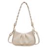 Bolsa plissada de outono 2021, nova bolsa feminina, estilo coreano, bolsa de ombro feminina, bolsa transversal com corrente para mulheres