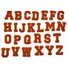 Venta al por mayor chenilla letras inglesas autoadhesivas tela pegatinas cuentas bordado capítulo toalla bordado logotipo accesorios de ropa parche