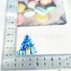Nuevo Colgante de Llavero Colgante de Pendiente de Árbol de Navidad de Acrílico Cactus Copo de Nieve Accesorios de Joyería DIY Festivos