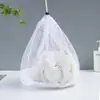 Saco de Lavanderia Grande com Cordão, Conjunto de Sacos de Malha Espessada, Saco de Lavagem Especial para Máquina de Lavar, Saco de Malha, Saco de Malha para Tingimento Antideformação