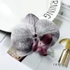 Flores Artificiales de Orquídea Phalaenopsis Floristería DIY Recuerdo de Boda Adorno Pequeño Pasador Decorativo Tocado Accesorio para Fotografía
