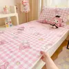 Cobre de cama matelassê 100% algodão para dormitório estudantil, adequado para todas as estações, lençol de cama de algodão puro para uma pessoa, colchão antiderrapante 90x190 colchão fino