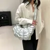 Corea del Sur 2024 Nueva Bolsa Nube Bolsa de Hombro Plisada Bolsa de Esponja Bolso Cruzado Moda de Verano Bolso de Hombro para Viajar al Trabajo